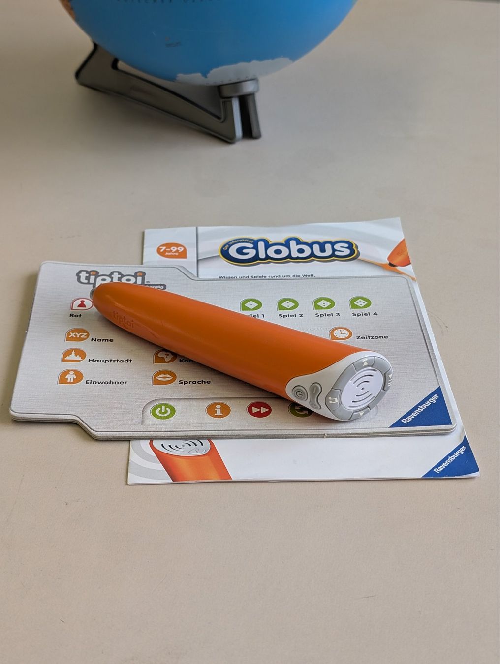 Tiptoi Giocattoli: Ravensburger tiptoi Globus mit tiproi Stift – Usato da Zürich venduto da Scadgers 4