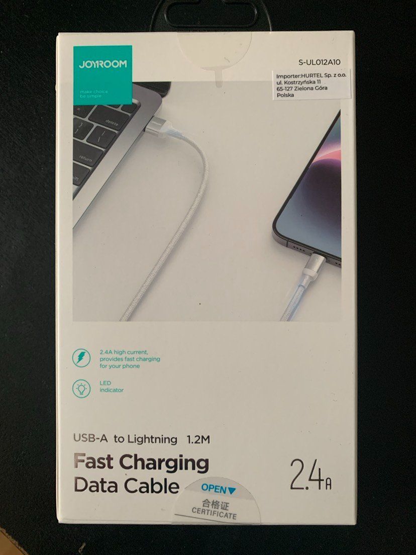 Cavi: Joyroom Fast Charging Data Cable USB-A to Lightning, 1.2m – Nuovo e nell'imballaggio originale da Flums venduto da finn1975 1
