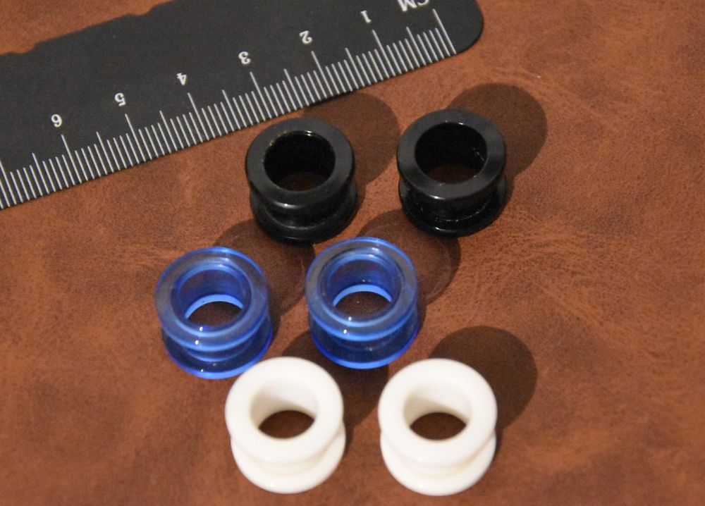 3 Paar Tunnel Plugs mit Gewinde (12mm) Kaufen auf Ricardo