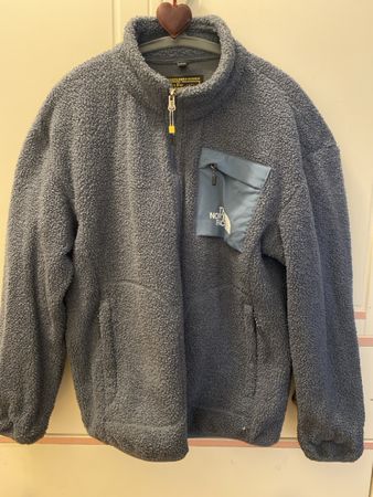 Teddyjacke NORTH FACE Blau-Grau Gr. L