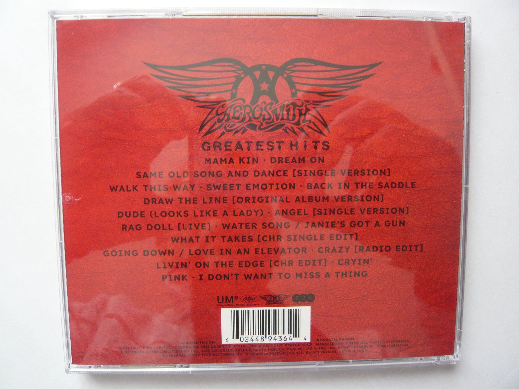CD: AEROSMITH GREATEST HITS – Usato da Winterthur venduto da Cajun 2