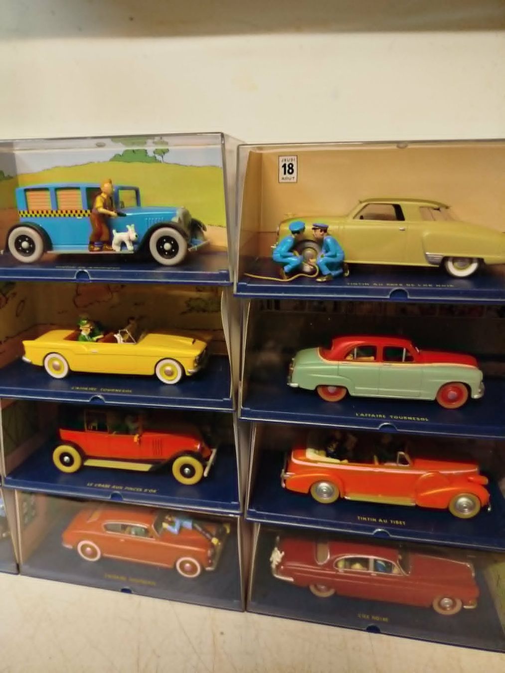 Modellini d'auto: Voiture Tintin - 59 pièces. – Usato da La Chaux-de-Fonds venduto da Emmaus2300CDF 3