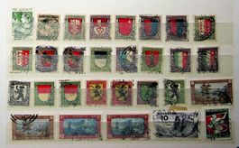 PRO JUVENTUTE 1913-1932 TIMBRES OBLITERES. SBK 169.00 - S74