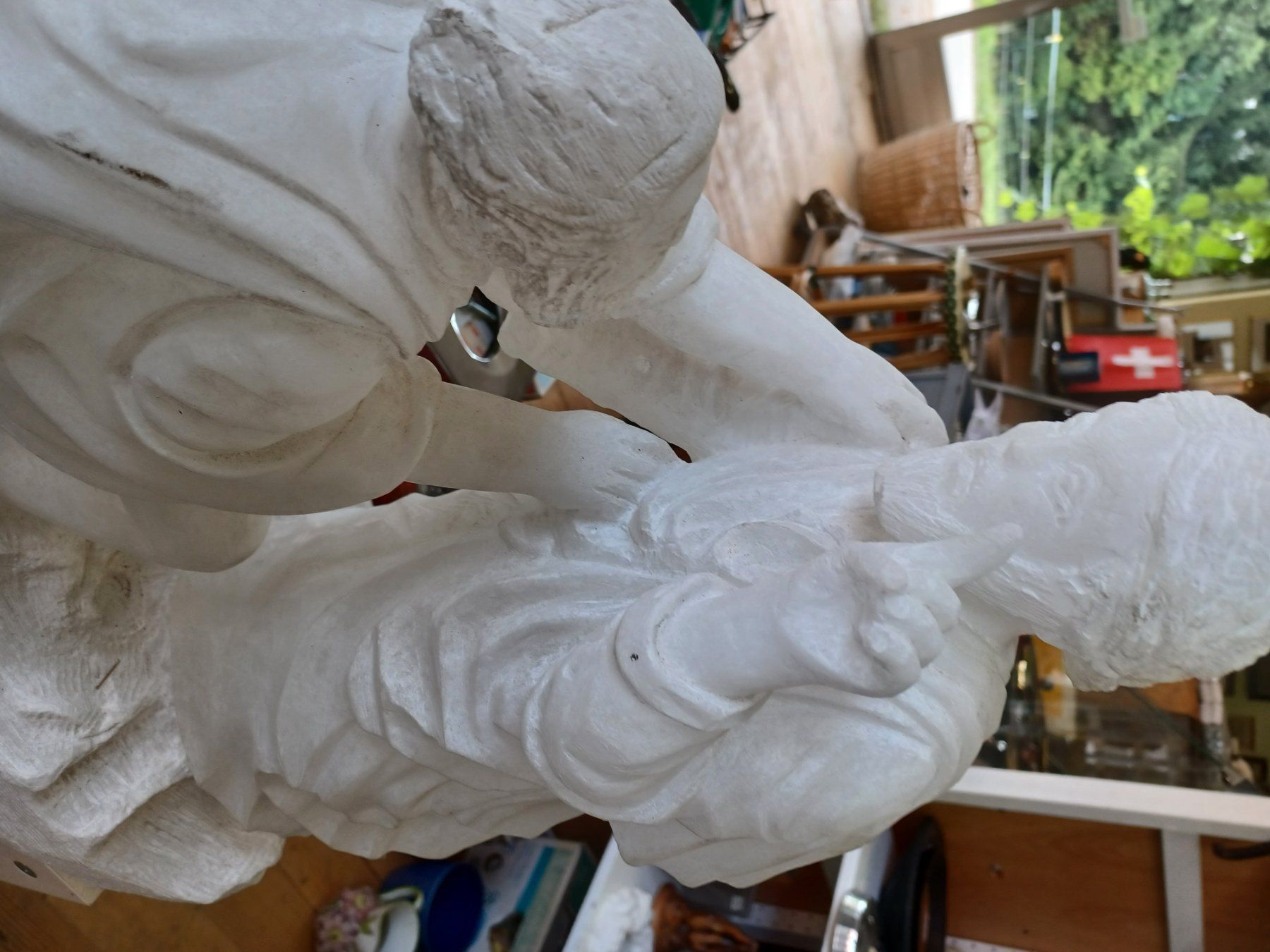 Sculture & Statue: Steinfigur Heilig Jesus – Usato da Grossdietwil venduto da hufi10 3
