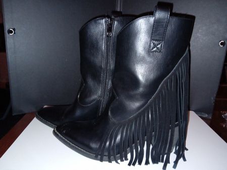 cow boy in pelle con frange 37 Tata