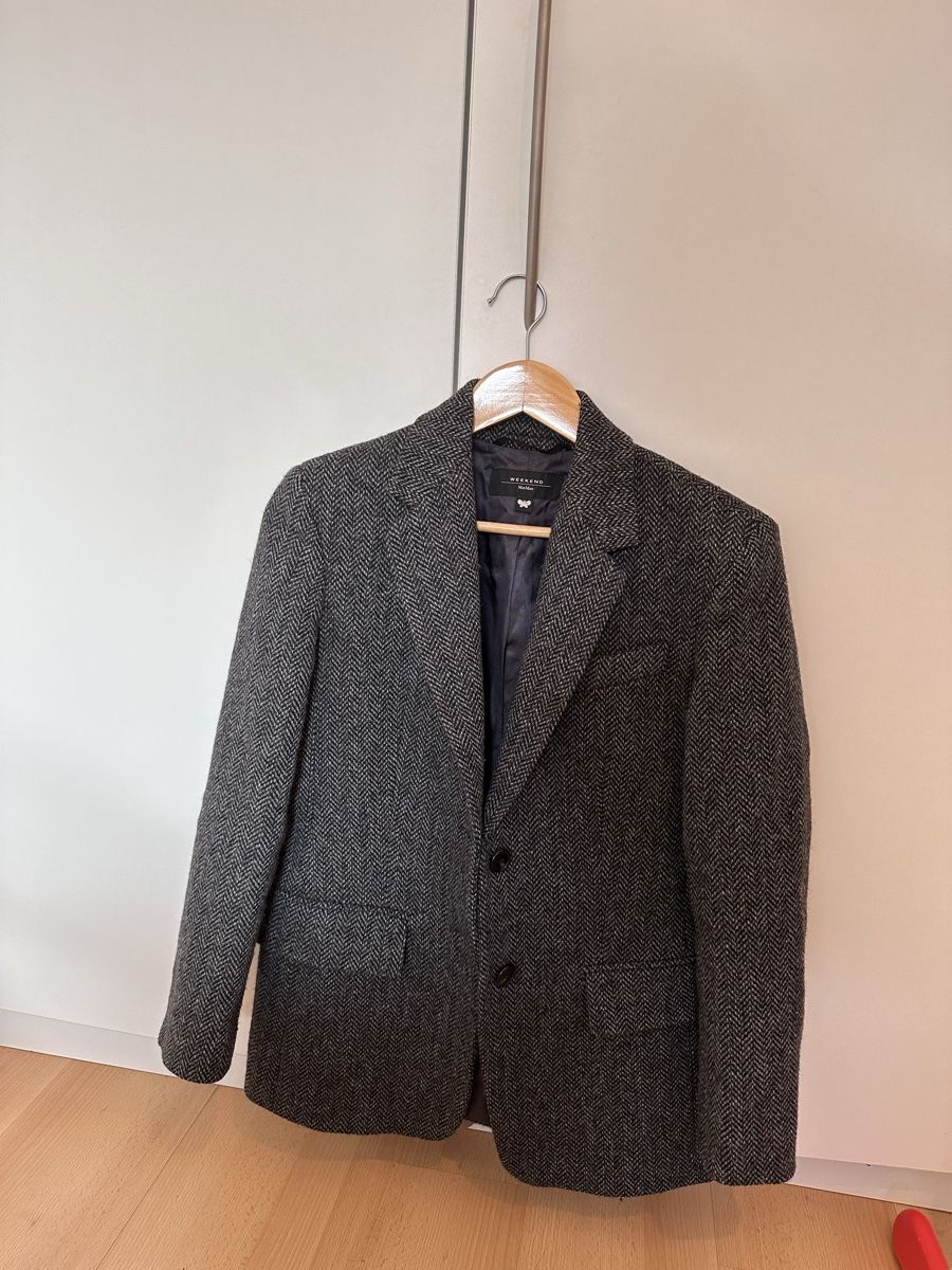 Max Mara Cappotti: Weekend Max Mara Wool Blazer - Herringbone size 36 – Usato da Zürich venduto da dia_ykh2