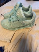 Louis Vuitton LV Trainer – Mint Green / White – Limited & Ra