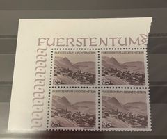 LIECHTENSTEIN Viererblock 1930 er Triesenberg