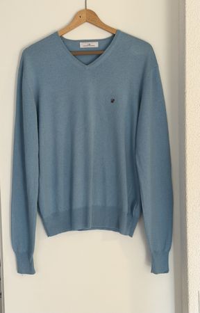 Carolina Herrera Pullover, Hellblau, Grösse L, 