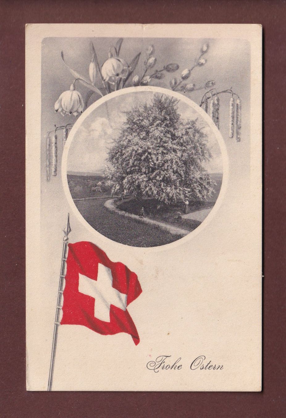 Cartoline postali: SCHWEIZ - Frohe Ostern - 1916 – Usato da Pully venduto da nicecards