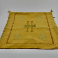 Sabra Kissenbezug aus Kaktus-Seide, Vintage -Look