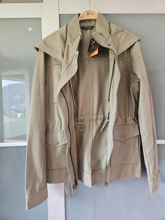 Ibex Damen Übergangsjacke mit Kapuze, Grösse L, neu