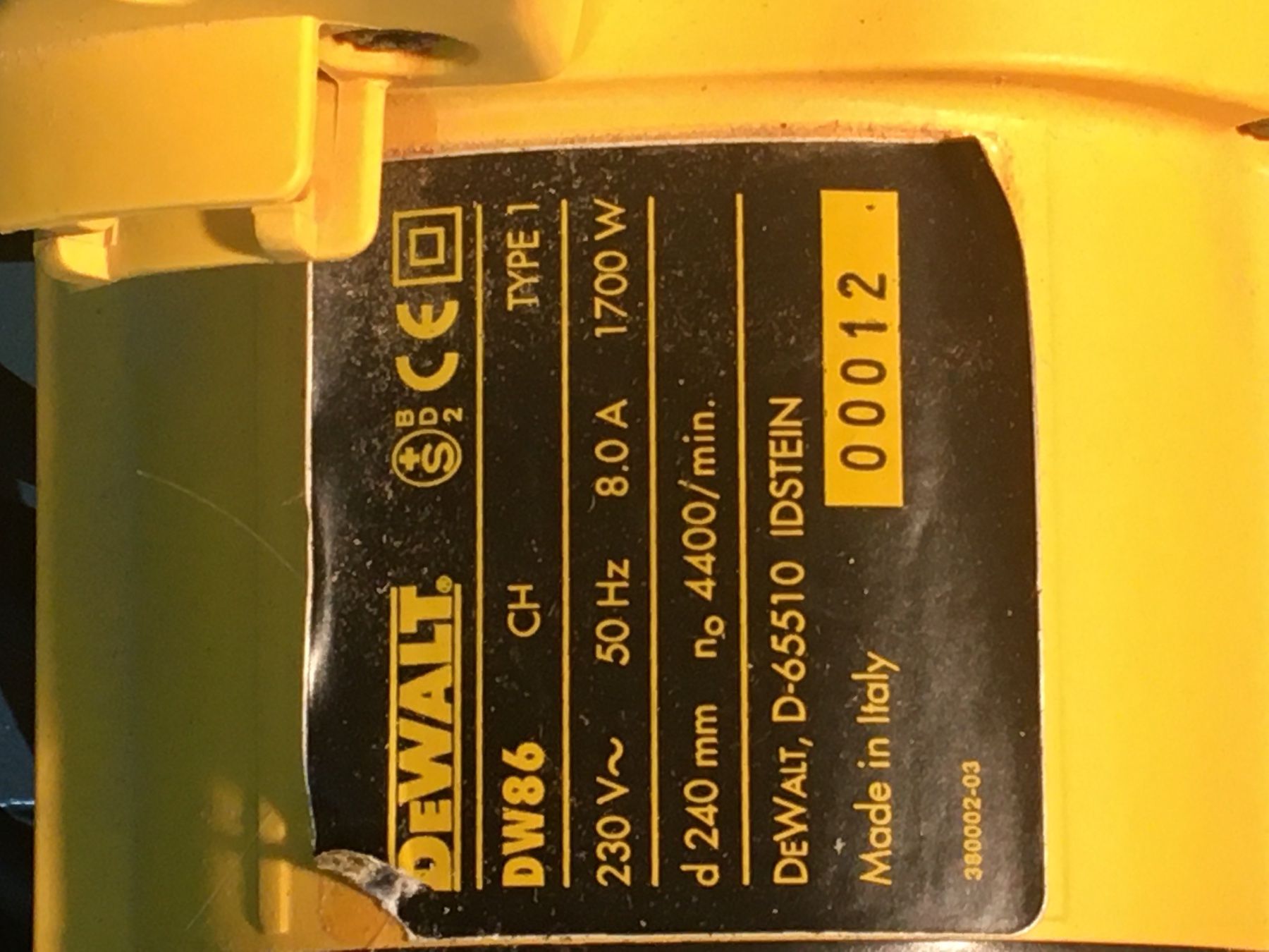 Dewalt Sägen: DeWalt Tauchsäge dw86 – Gebraucht aus Rorbas von reb_yz8n 1