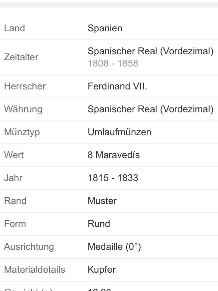 Toutes les monnaies: Spanische Münze – D'occasion à Neuenhof par Mastermind-73 3
