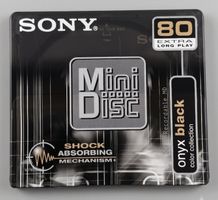 Sony Onyx Black 80 Min. MiniDisc (Color Collection) – neu