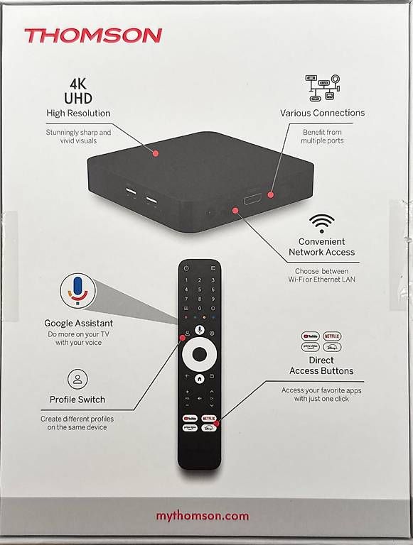 Lecteur multimedia & Streamer: Streaming Box Thomson 240G 4K – D'occasion à Cully par adpe187 2
