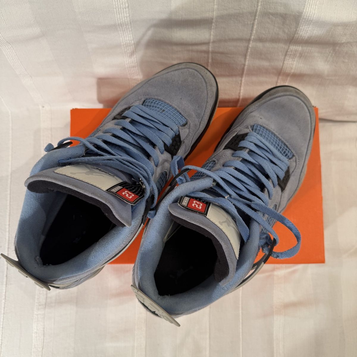 Jordan Chaussures hommes: Nike Air Jordan 4 Retro University Blue – D'occasion à Mönchaltorf par osi_t7tl 2