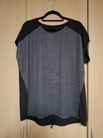 Decathlon Sport T-Shirt Gr. XL/42, schwarz-grau
