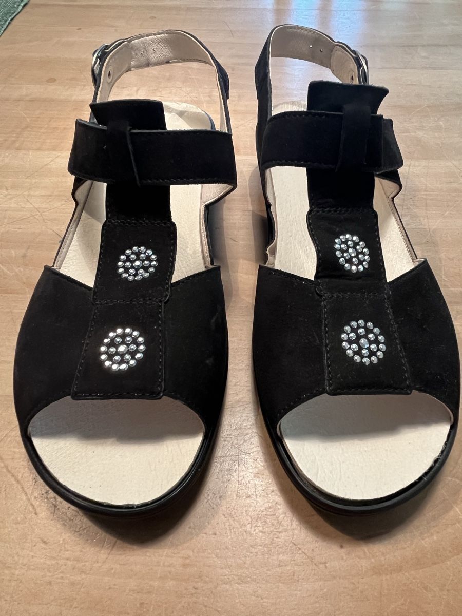 Scarpe da donna: Bequeme, luftgepolsterte Damensandalen – Nuovo (secondo la descrizione) da Schaffhausen venduto da almaro2010