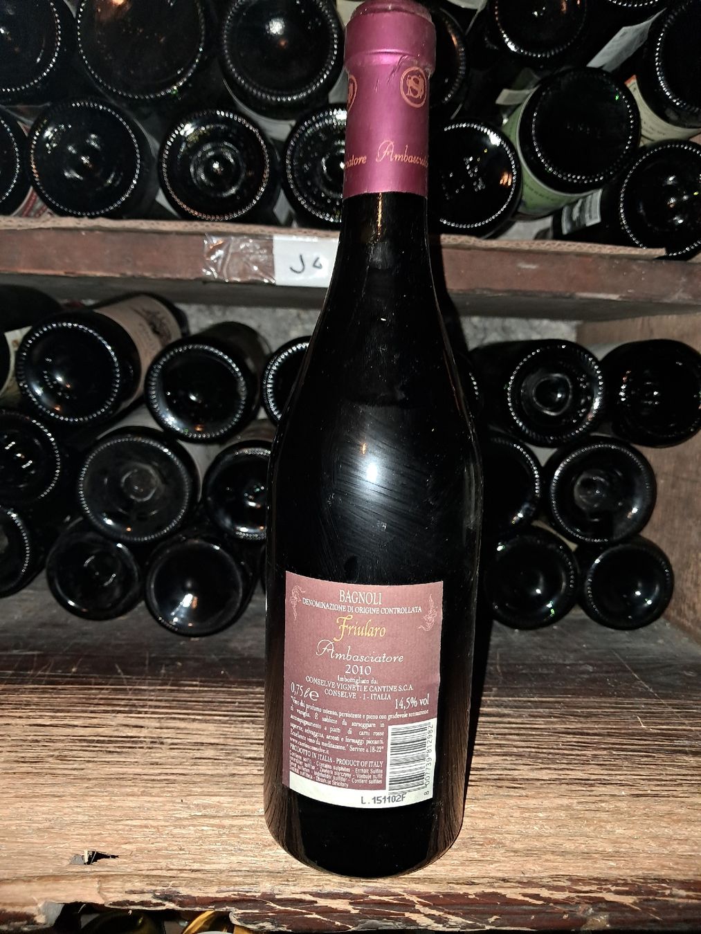 Vino: Friularo Ambasciatore 2010 – Nuovo e nell'imballaggio originale da Le locle venduto da juliensaran 2