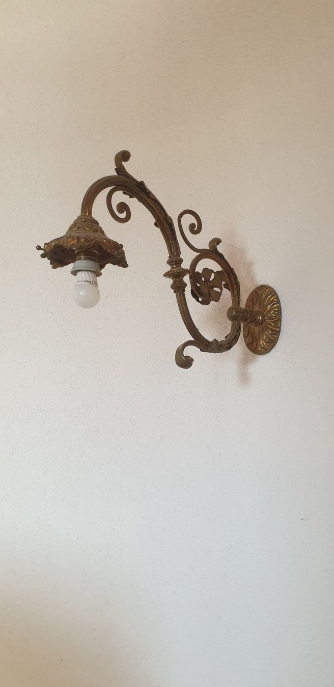 Lampen: Antike Jugendstil Wandleuchte – Gebraucht aus Uster von Malefitz 7