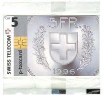 "Fünfliber-Taxcard" originalverpackt