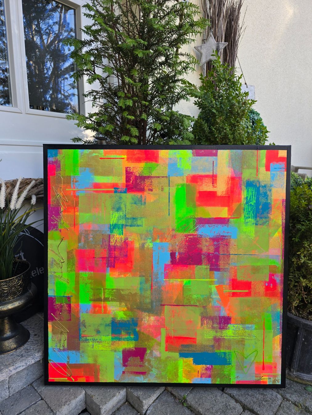 Dipinti: Acrylbild 'Euphoria' • 80x80 – Nuovo (secondo la descrizione) da Wikon venduto da Nephilim74 4