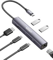 Anker PowerExpand 6-in-1 USB-C Ethernet Adapter, 4K HDMI