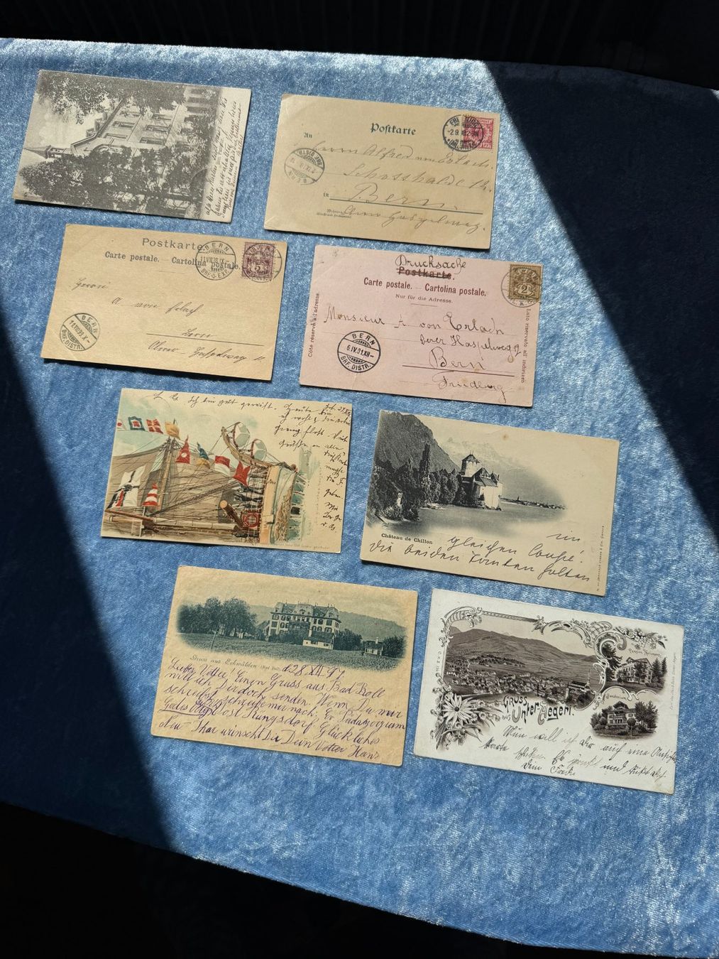 Cartoline postali: Alte Schweizer Postkarten Konvolut 8 Postkarten – Nuovo (secondo la descrizione) da Brunnenthal venduto da Eco07