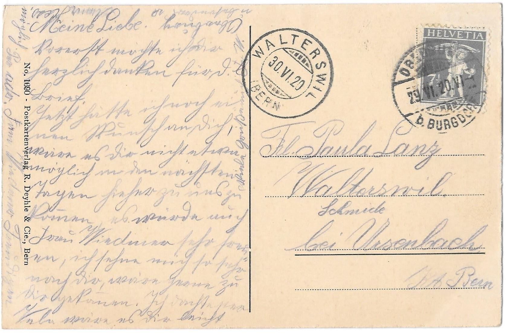 Cartoline postali: Oberburg und Rothöhe – Usato da Olten venduto da clotaldi 1