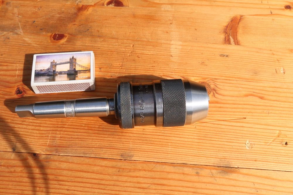 DEMA Mitlaufendes Bohrfutter MK2 0,5-10 Mm - Inkl. Schlüssel & Box, Für Drehmaschinen