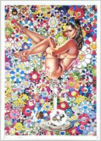 Death NYC Ltd Ed Pop Art Druck " Murakami Mel Ramos Girl