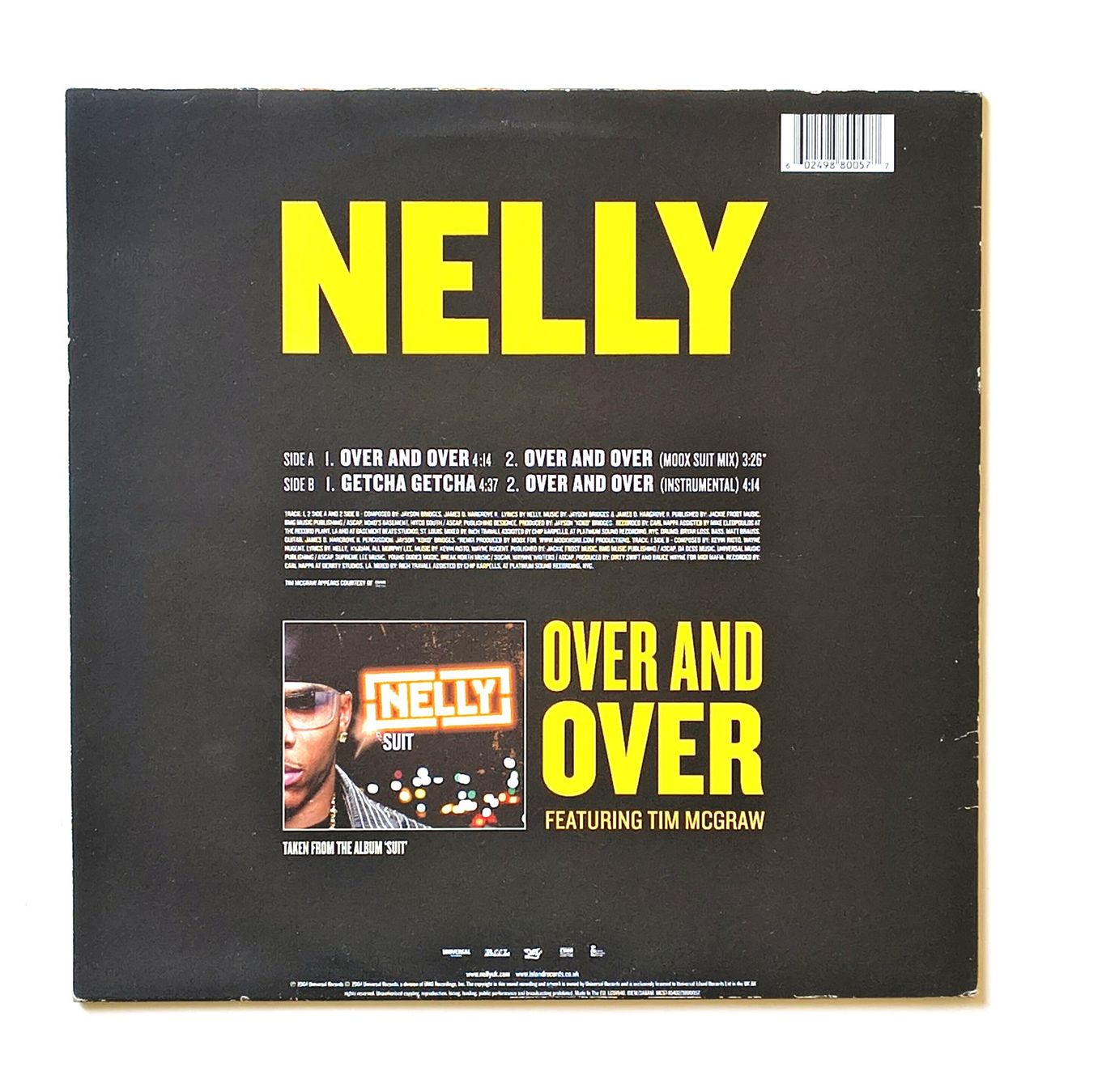 Dischi in vinile: Nelly Over and Over Single – Usato da Thörishaus venduto da GoldsteinShop 1