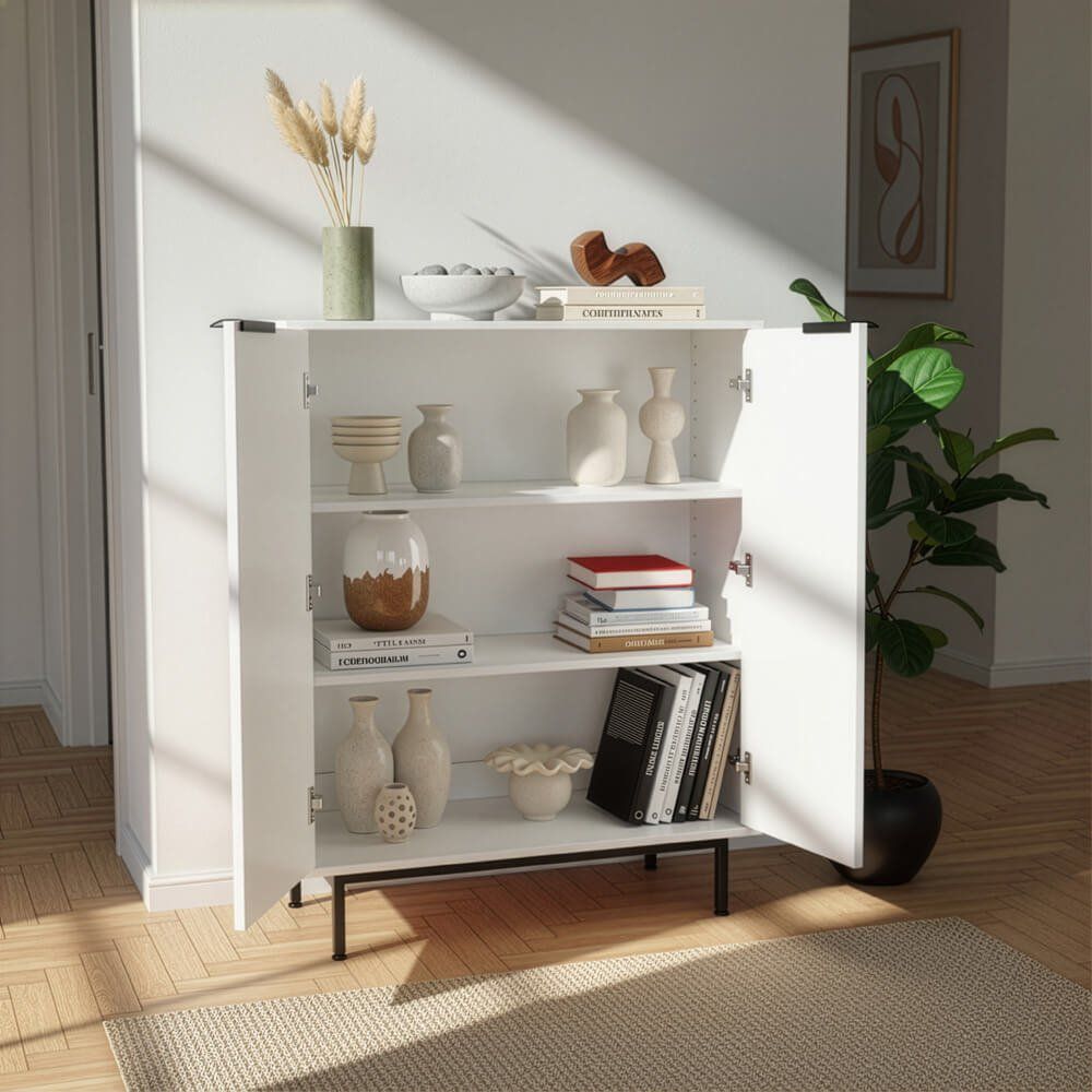 Cassettiere: Sideboard 115x90cm NALA - Weiss – Nuovo e nell'imballaggio originale da Wallenwil venduto da toesstal-vertrieb 2