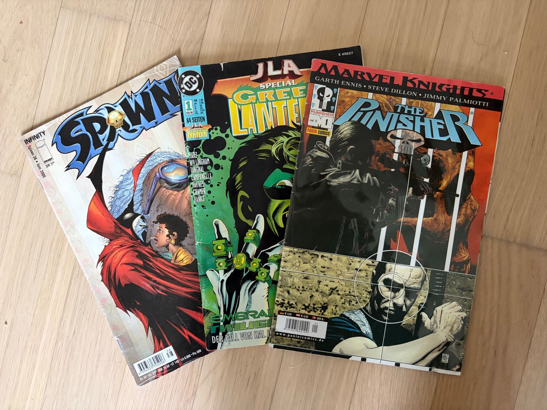 Fumetti: Comic Bundle mixed | 3 Hefte |Spawn, Green Lantern, Punisher – Usato da Flawil venduto da nadia98