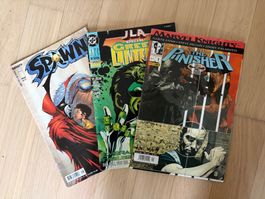 Comic Bundle mixed | 3 Hefte |Spawn, Green Lantern, Punisher