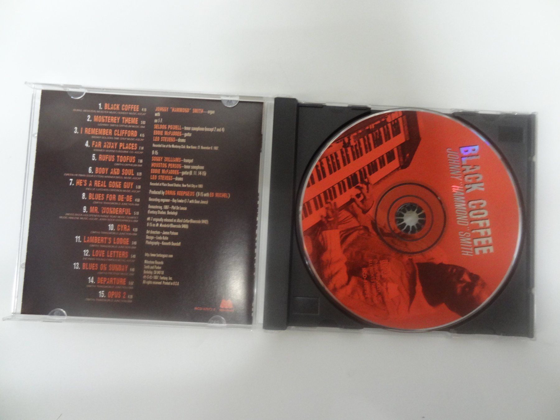 CDs: Johnny "Hammond" Smith - Black Coffee CD – Gebraucht aus luzern von musicandart 2