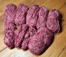 Wollpaket 7, Farbe Beere - Rosé, 400 g