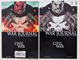 PUNISHER WAR JOURNAL #1 + B&W VARIANT #1 🔑 KEY MARVEL 2006