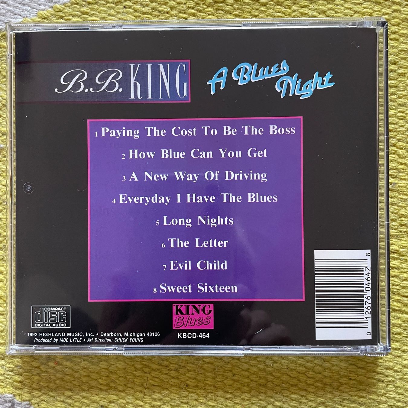 CD: B.B.KING-A BLUES NIGHT – Usato da Rorschacherberg venduto da CD-Roli 1