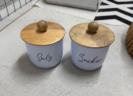 Vorratsdosen Salz/Zucker Set