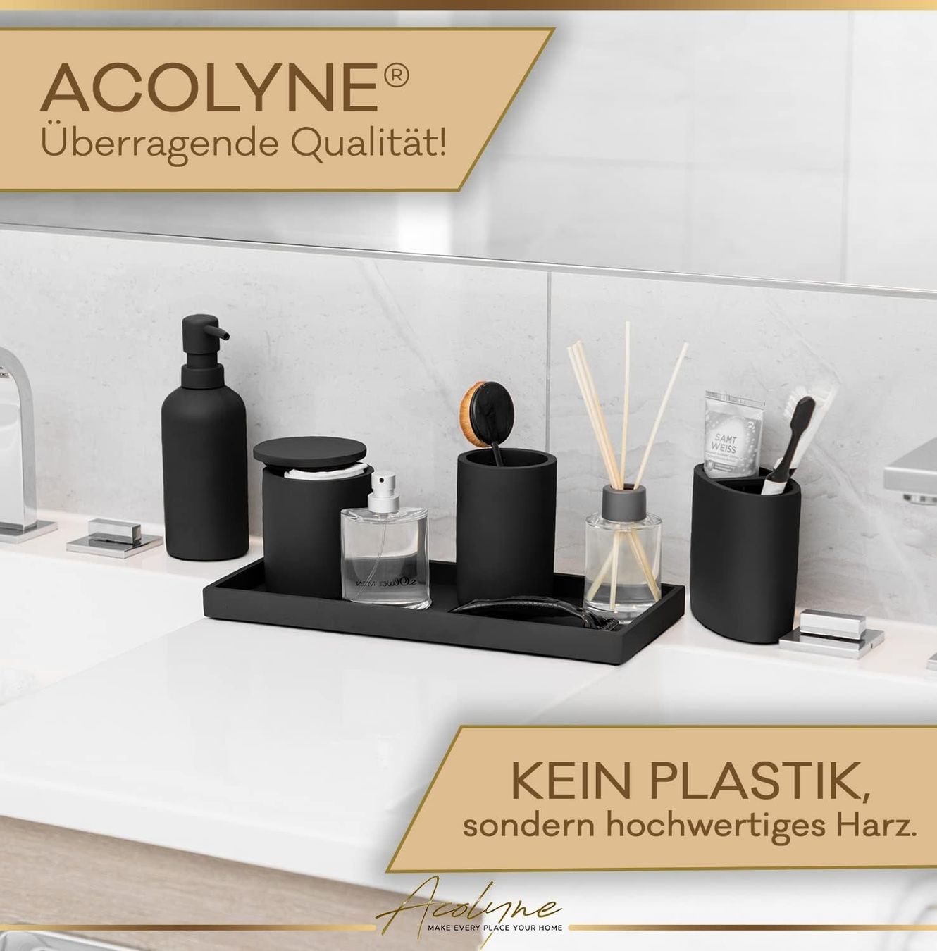 WC: Premium 5-teiliges Badezimmer Set – Nuovo e nell'imballaggio originale da Nuglar venduto da SaleRitter 2