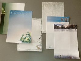 Weihnachts Designe Schreibpapier
