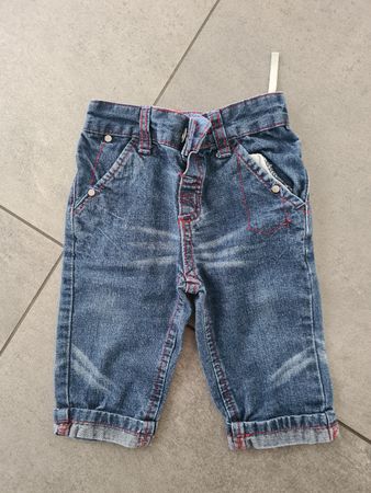 Kinder Jeans Hose boy smile blau Grösse 68 