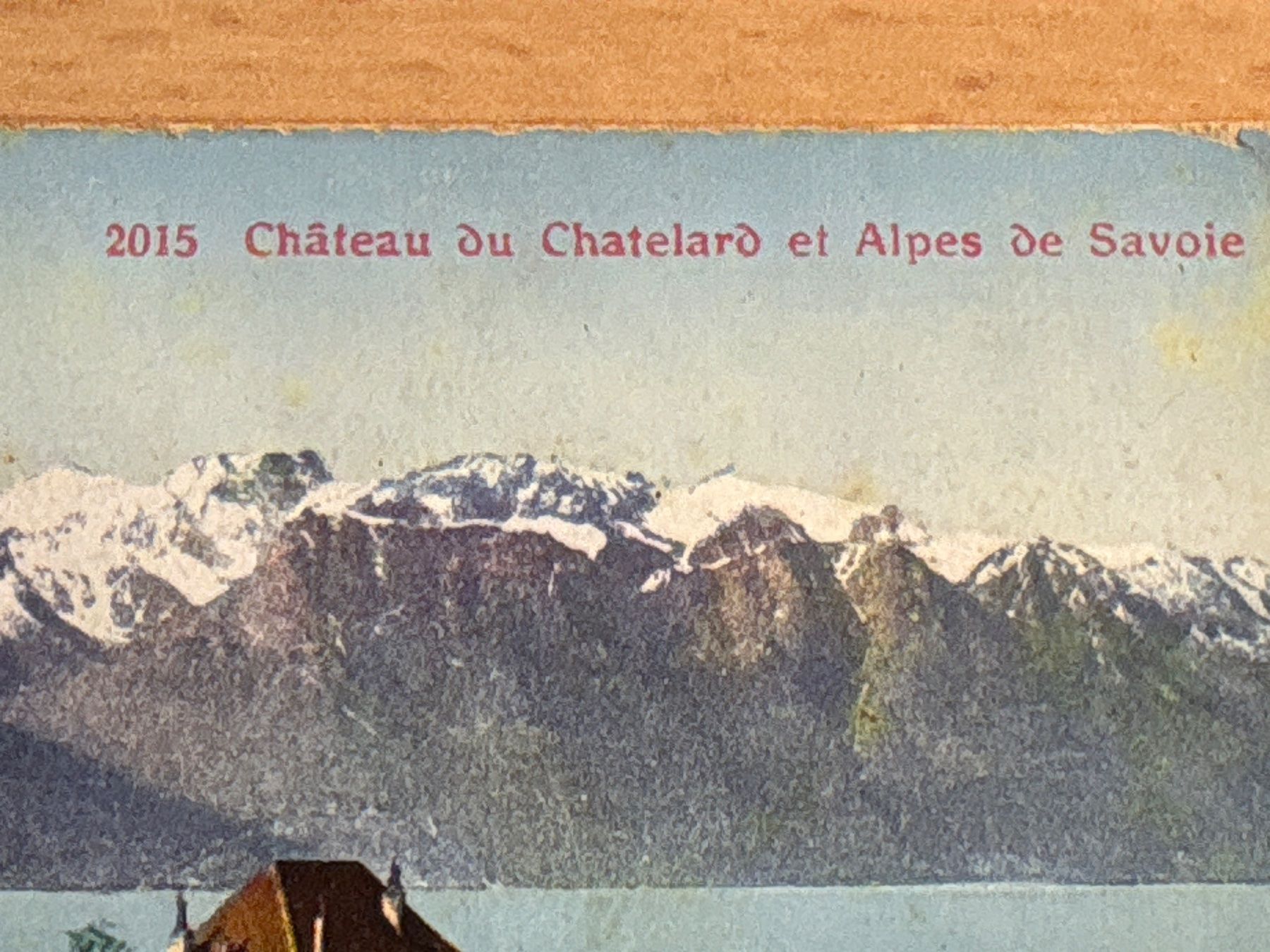 Cartoline postali: Alte Ansichtskarte, Chateau du Chatelard, Alpes Savoie 50 – Usato da Ibach venduto da lisch3 1