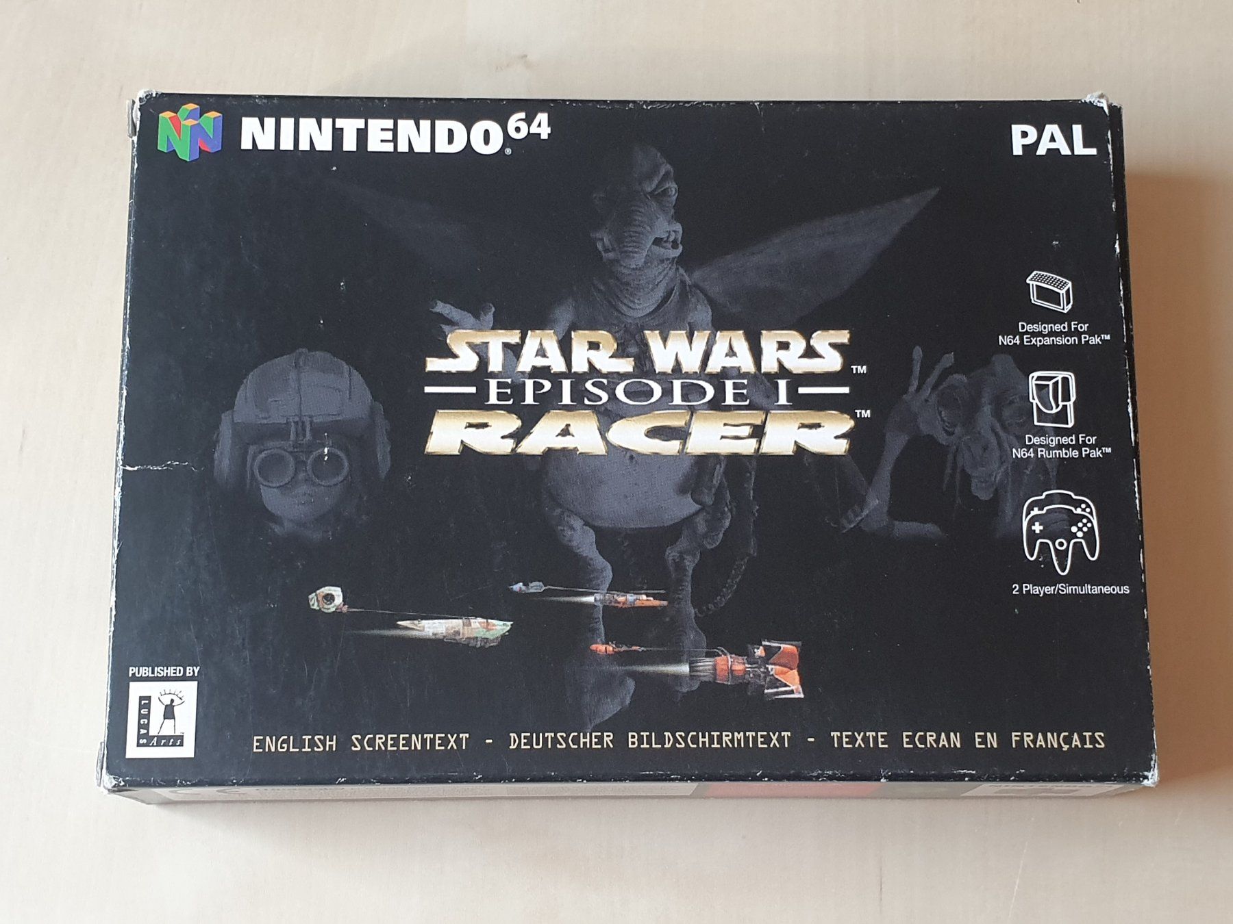 Nintendo Giochi: Star Wars Episode I Racer – Usato da Stansstad venduto da collectorsshop