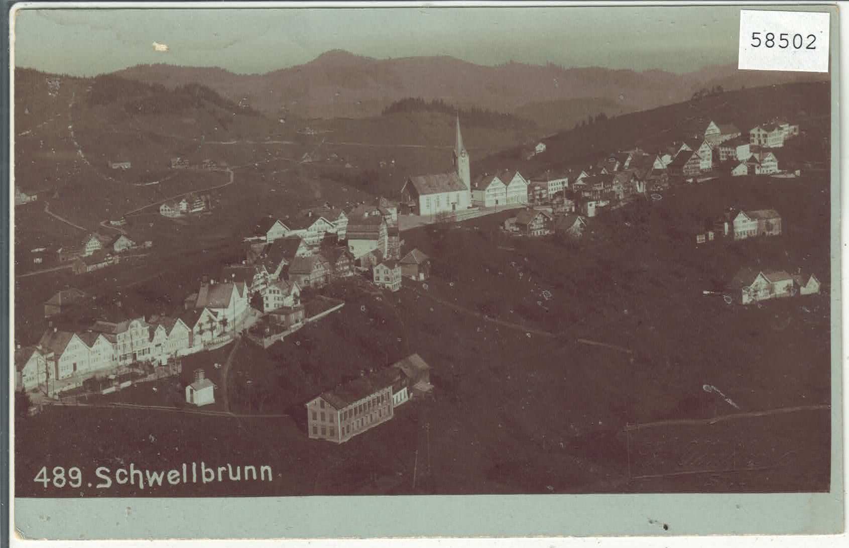Cartoline postali: Schwellbrunn - Generalansicht – Usato da Ettingen venduto da Kartenplanet