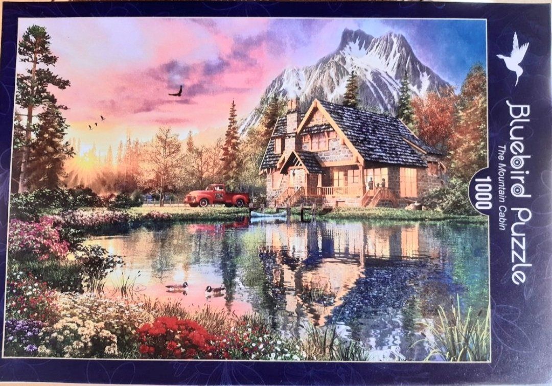 Puzzle: Bluebird Puzzle "The Mountain Cabin" 1000 Teile – Usato da Männedorf venduto da yamaha025