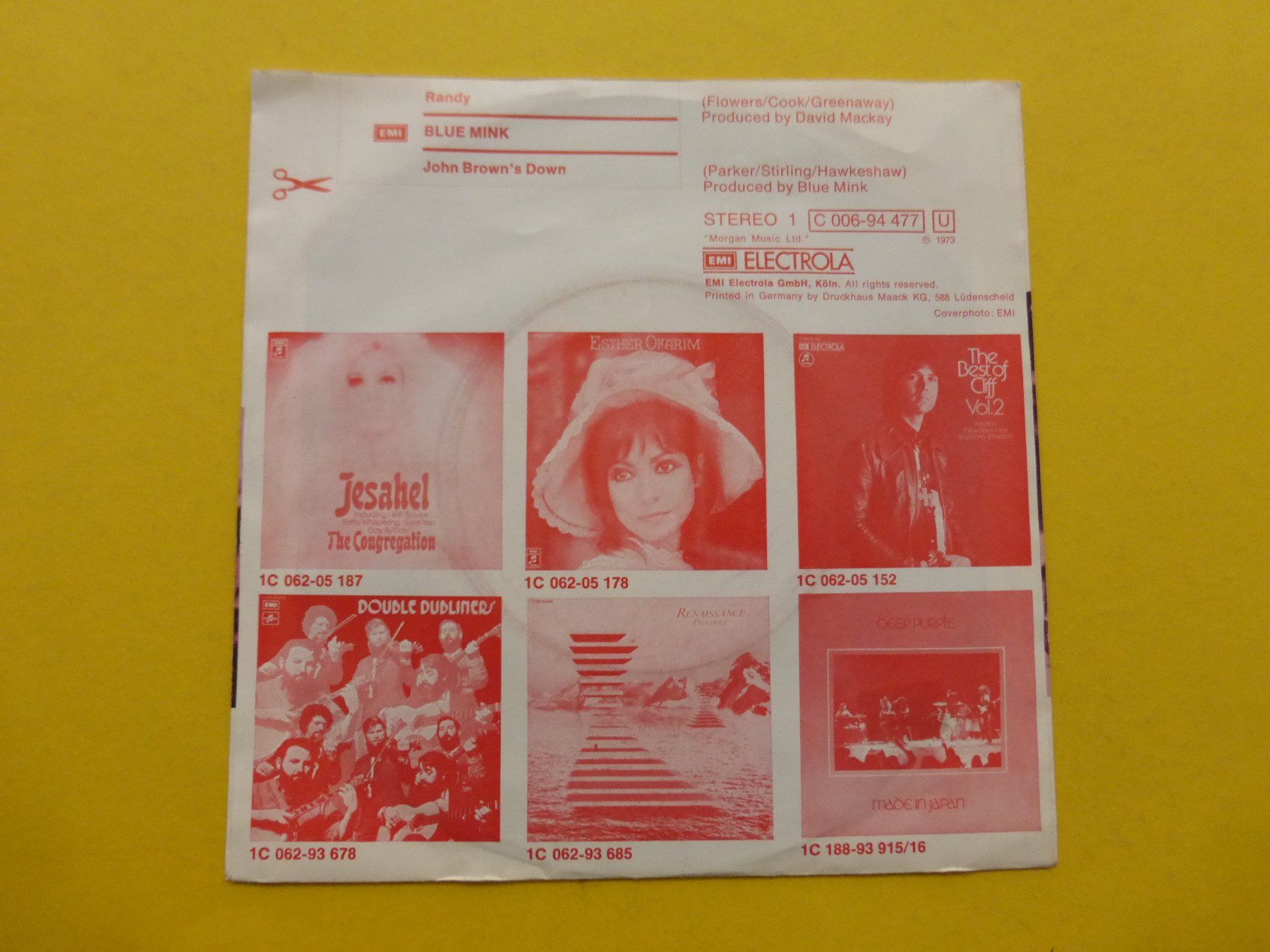 Dischi in vinile: Blue Mink – Randy – Usato da Zürich venduto da Swiss57 1