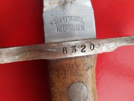 Bajonett Karabiner Schweizer Armee Nr. 6320 selten & rar